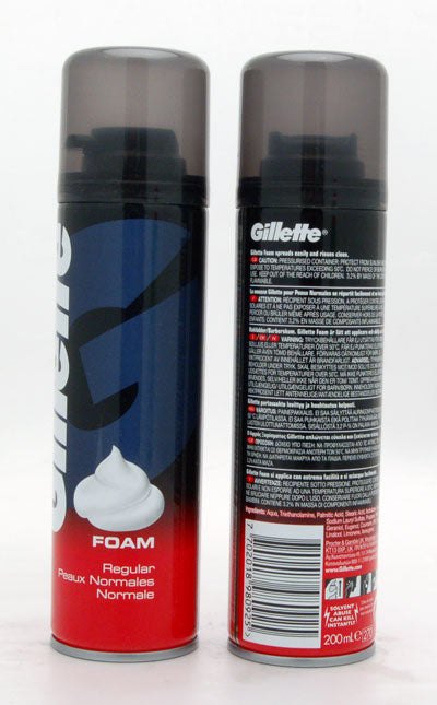 Buy Gillette Shave Foam Regular 200ml - Premium Quality Toiletries Online - Product Image Buy Gillette Shave Foam Regular 200ml - Premium Quality Toiletries Online - Product Image